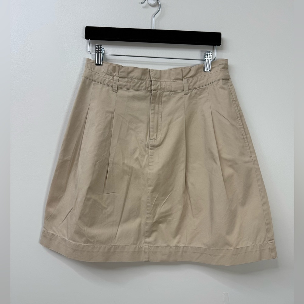 Zara Beige Mini Skirt size S - Picture 2 of 8